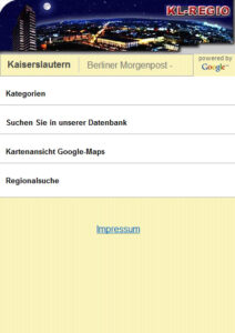 mobile webseite